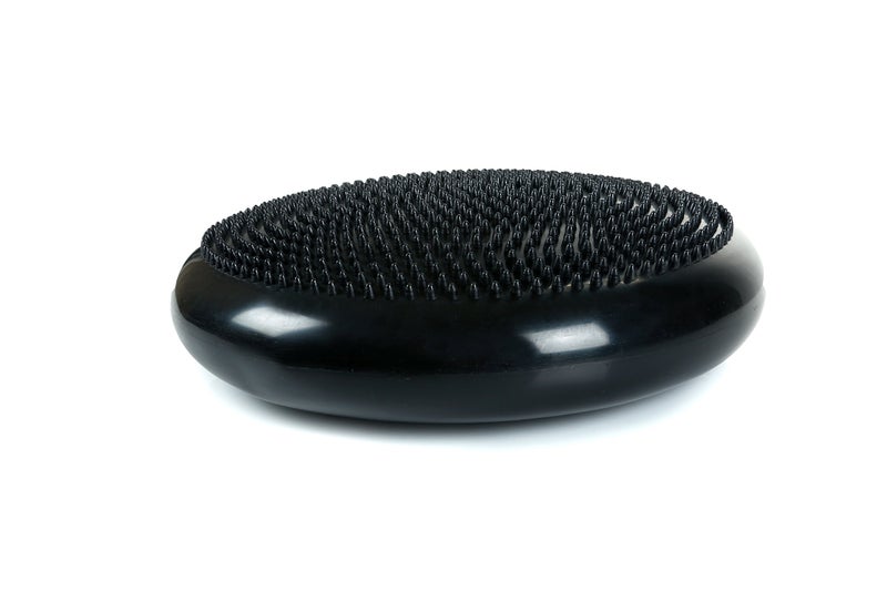Cando-30-1870 CanDo Inflatable Balance Disc for Balance Training, Proprioception, Strengthening Lower Extremities, Posture, Back Pain, Stress Relief, Restlessness and Anxiety. Black, 14â€ Diameter - Image 4